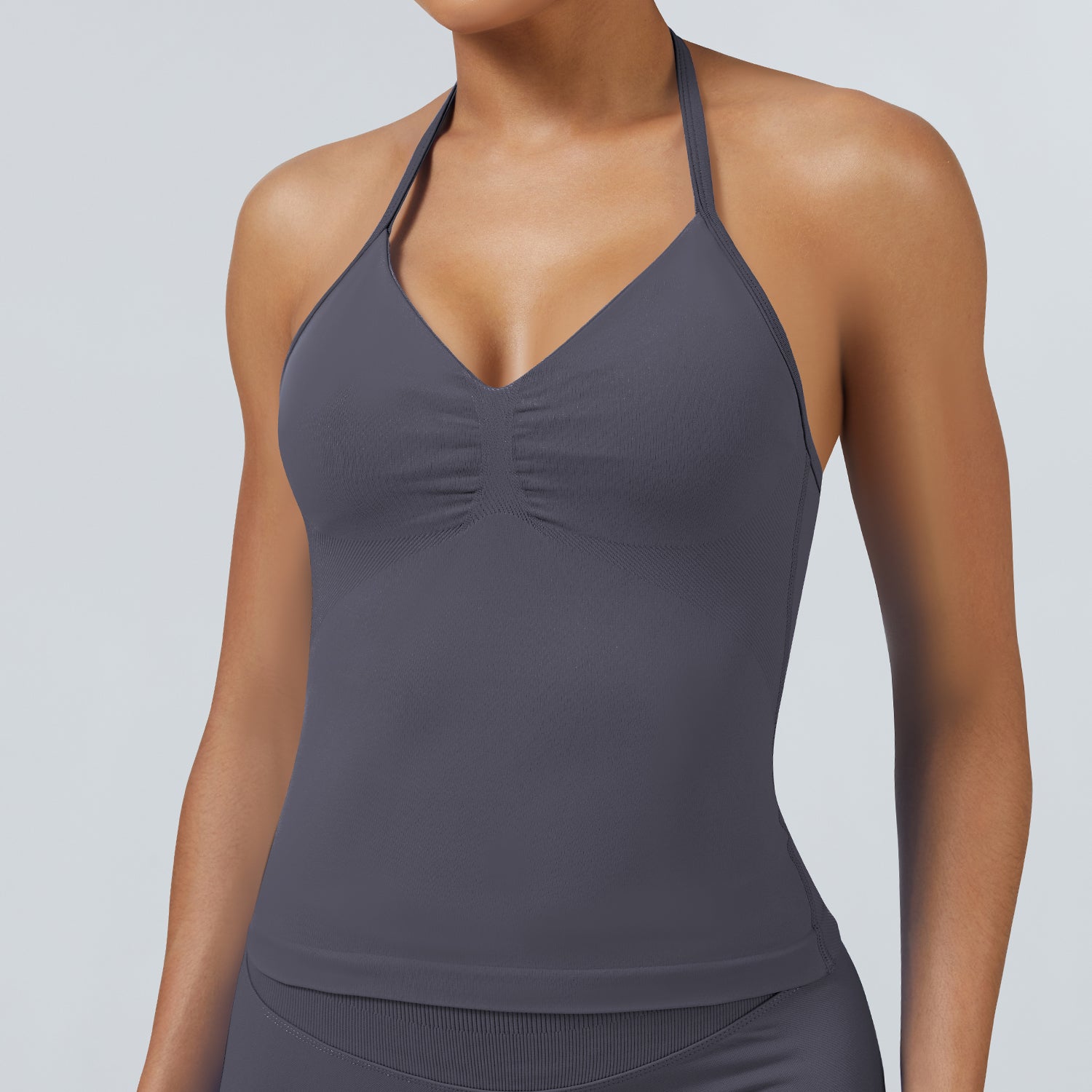 Stretchy Gym Tank with Built-in Bust Support
