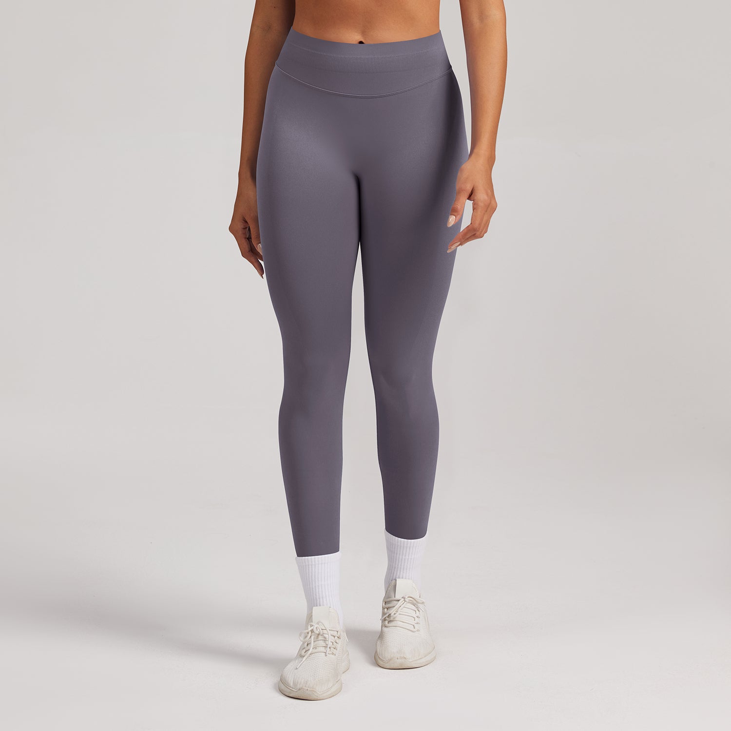 Ribbed High Elastic Yoga Pants for Women