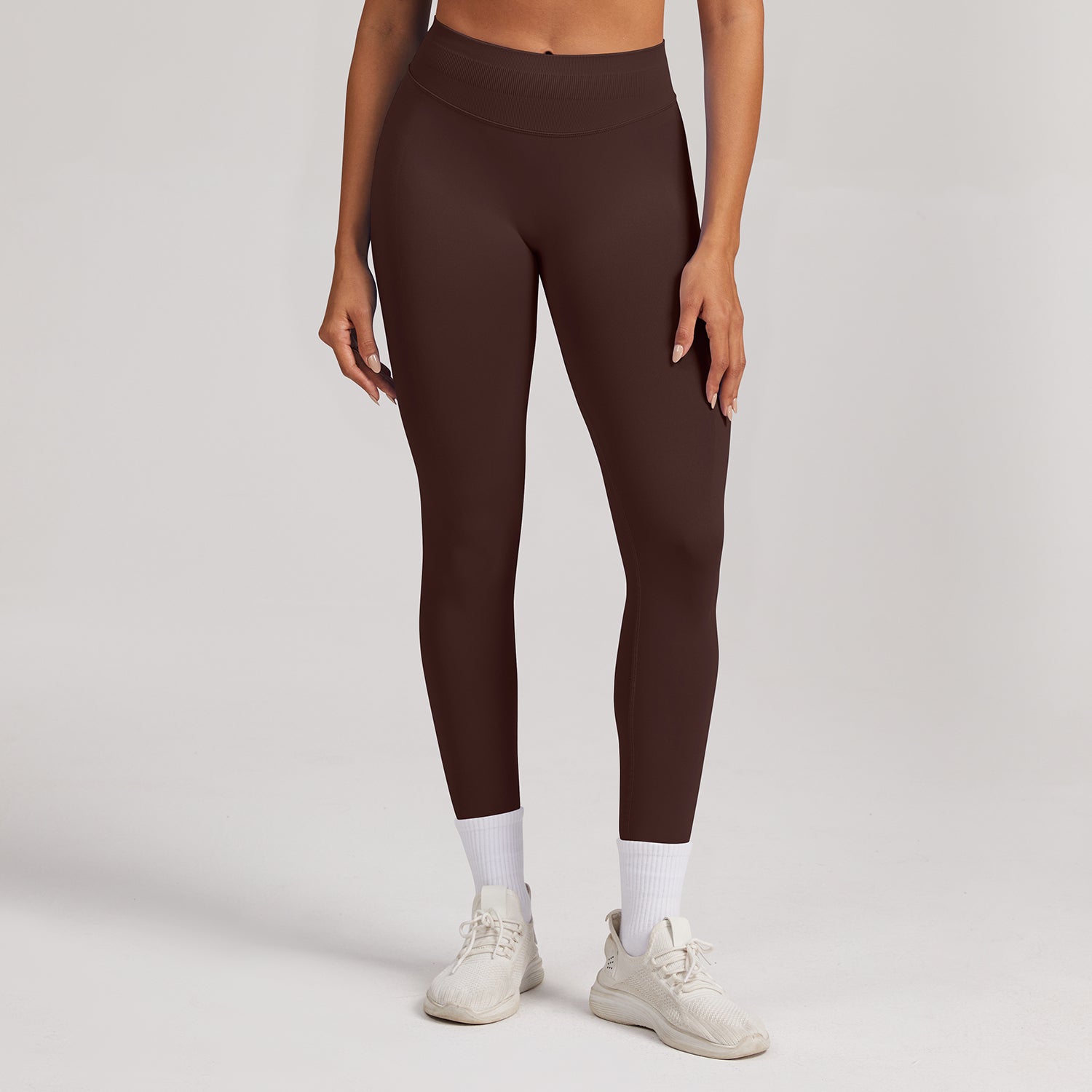 Women’s Quick-Dry Ribbed Seamless Yoga Leggings