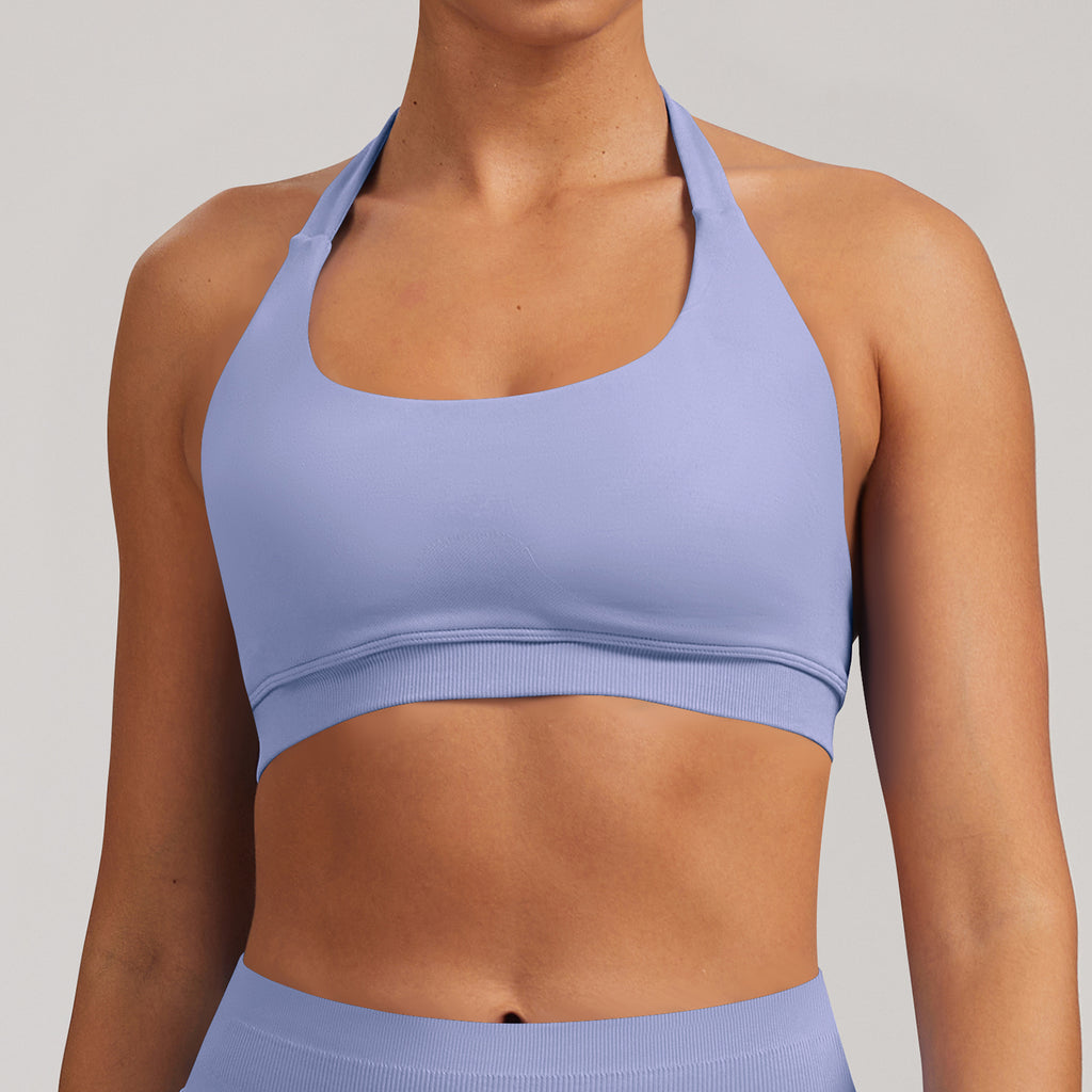 Backless Yoga Sports Bra for Women Seamless Fitness