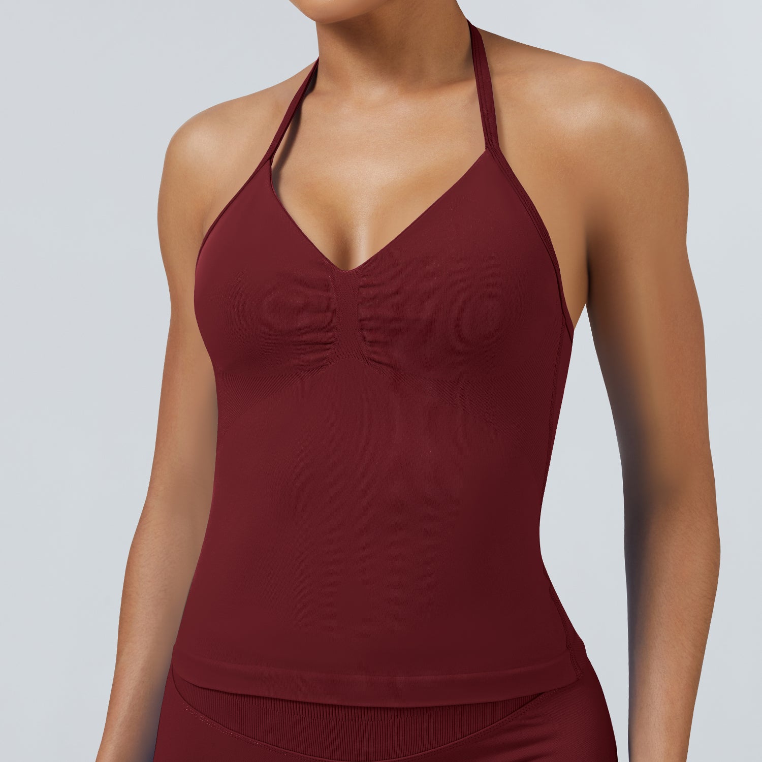 Comfortable High Stretch Gym Top with Padded Bust