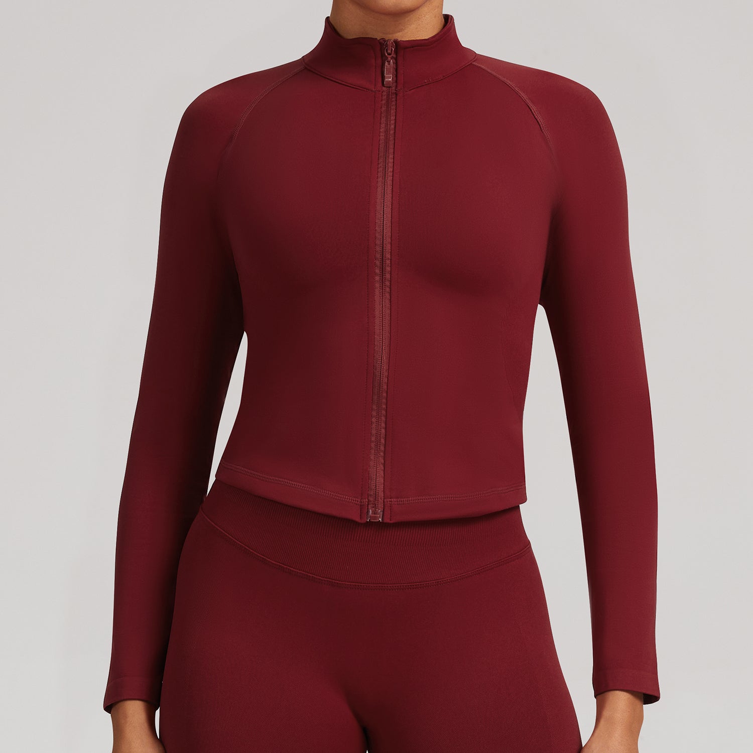 Seamless Workout Jacket Women Long Sleeve Yoga Activewear