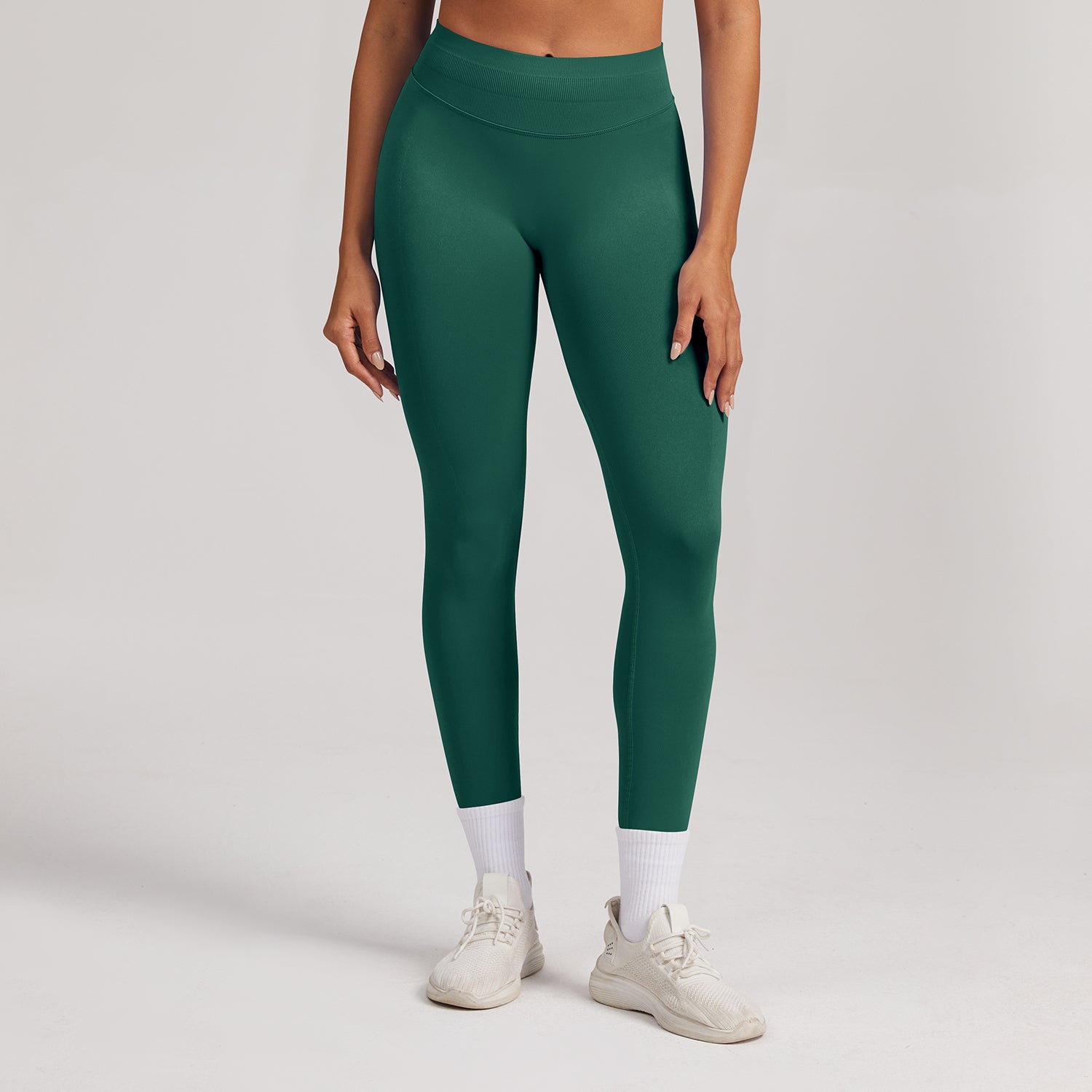 Seamless Ribbed Yoga Leggings Quick Dry for Women