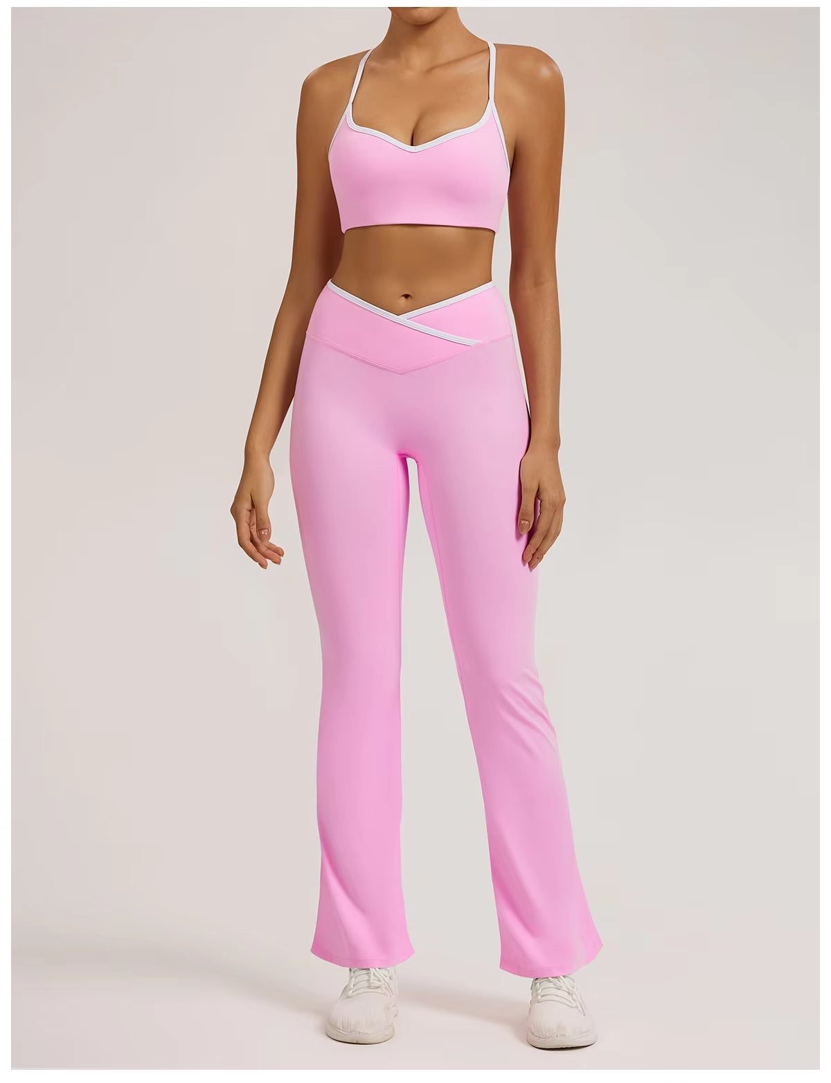 Flared Yoga Pants for Women High Waisted Workout Leggings - Calastia — Wear Your Comfort. Style. Strength