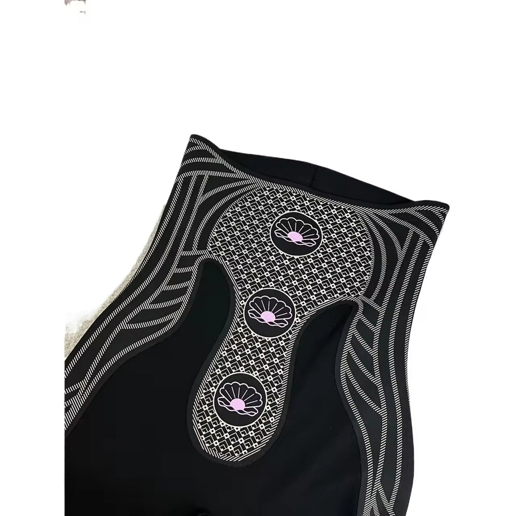 High-Waisted Barbie Style Shark Leggings for Women