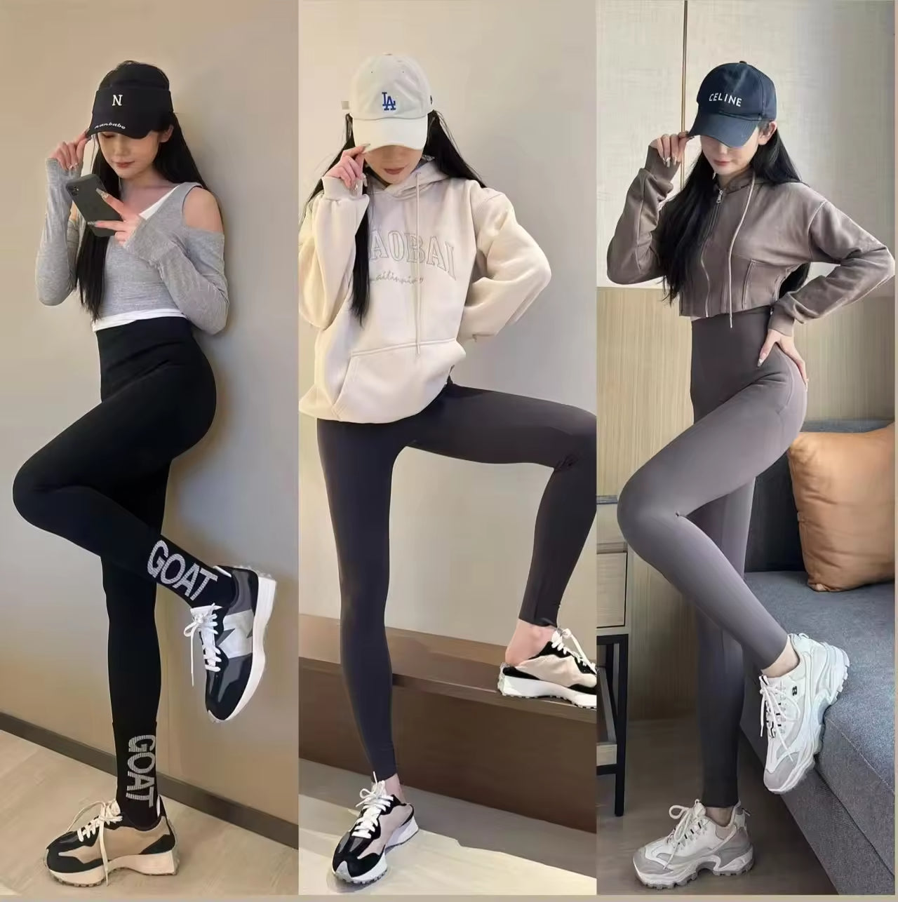 High-Waisted Barbie Style Shark Leggings for Women