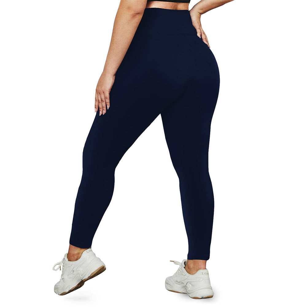 High Waist Plus Size Workout Leggings 1XL–5XL Stretch - Calastia — Wear Your Comfort. Style. Strength