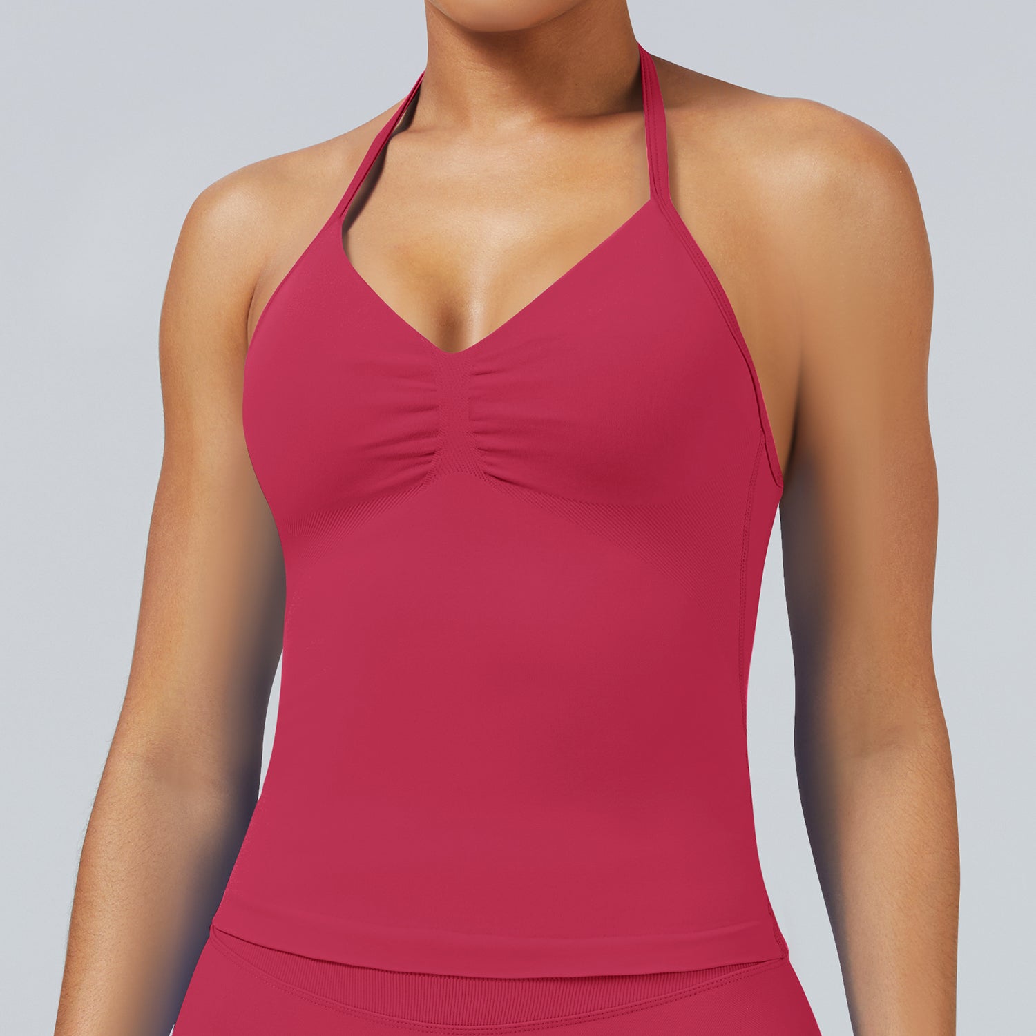 Stretch Matte Nylon Gym Vest for All-Day Comfort