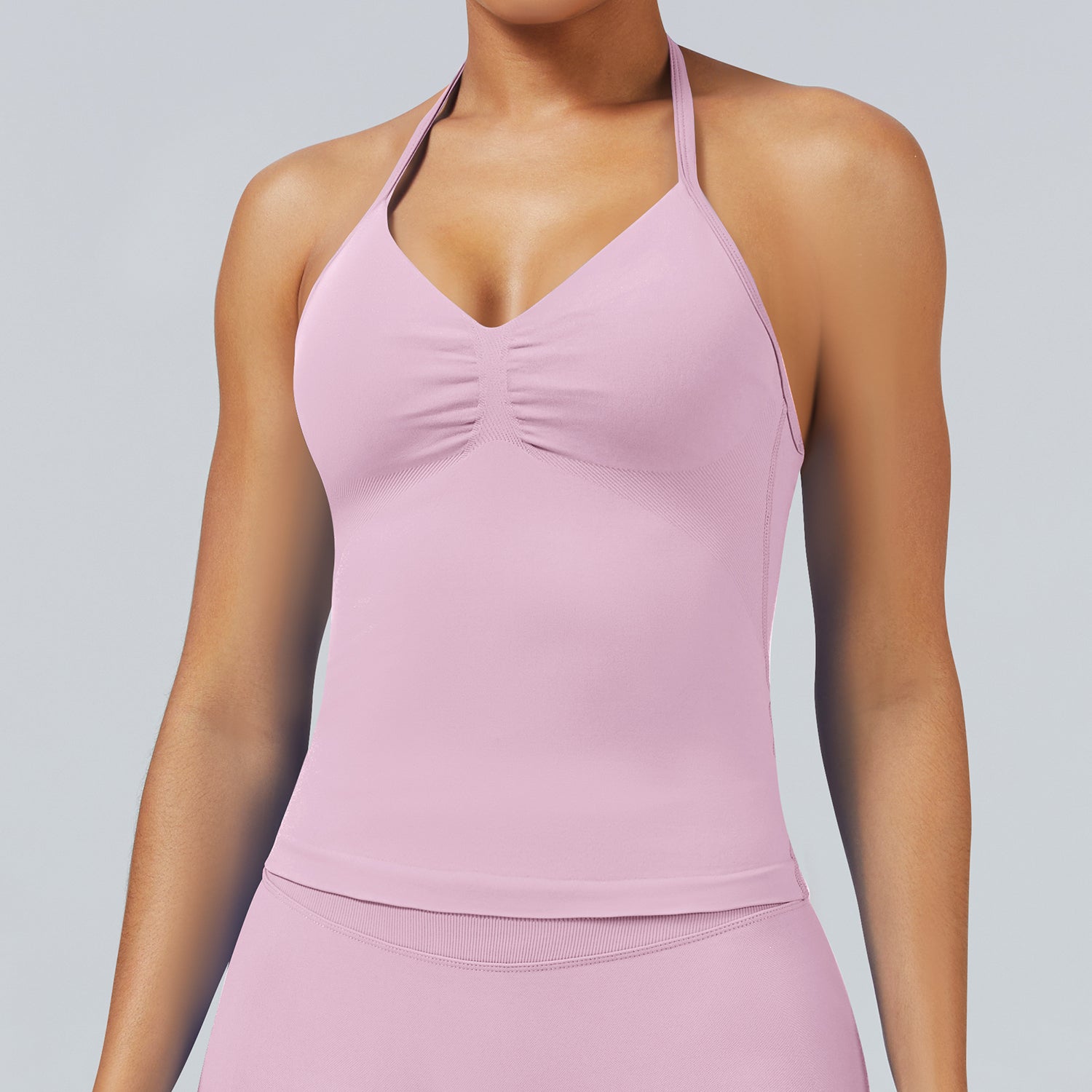 Women’s Stylish Backless Workout Tank for Yoga