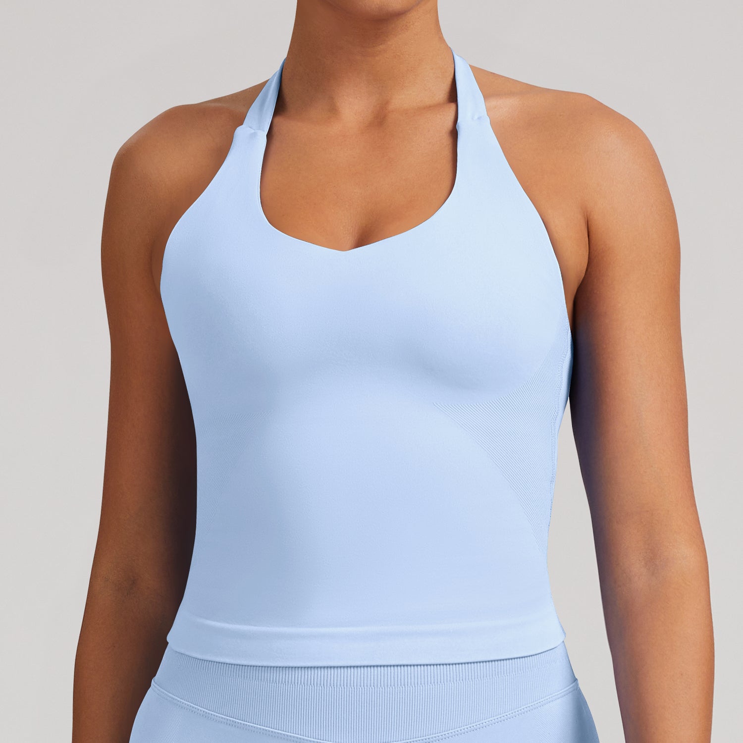 Women’s Padded Seamless Workout Tank Top Built In Bra