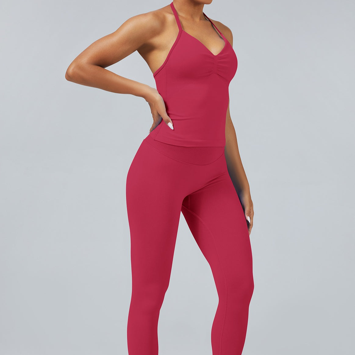 Stretch Matte Nylon Gym Vest for All-Day Comfort