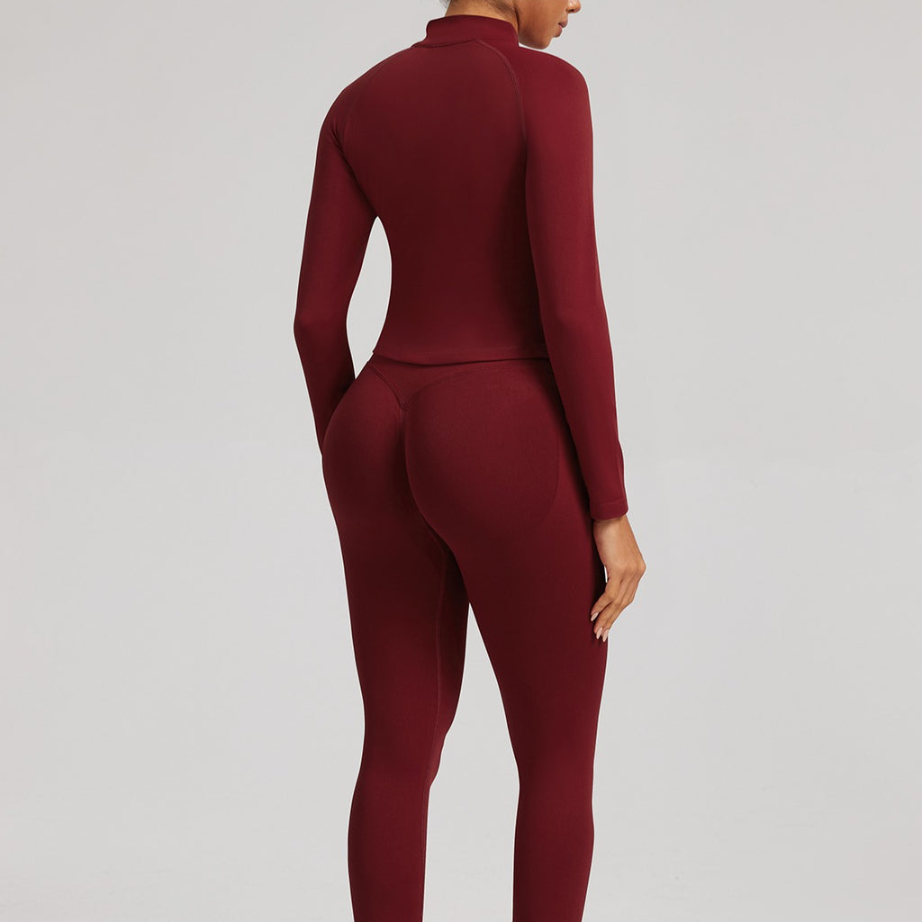 Seamless Workout Jacket Women Long Sleeve Yoga Activewear