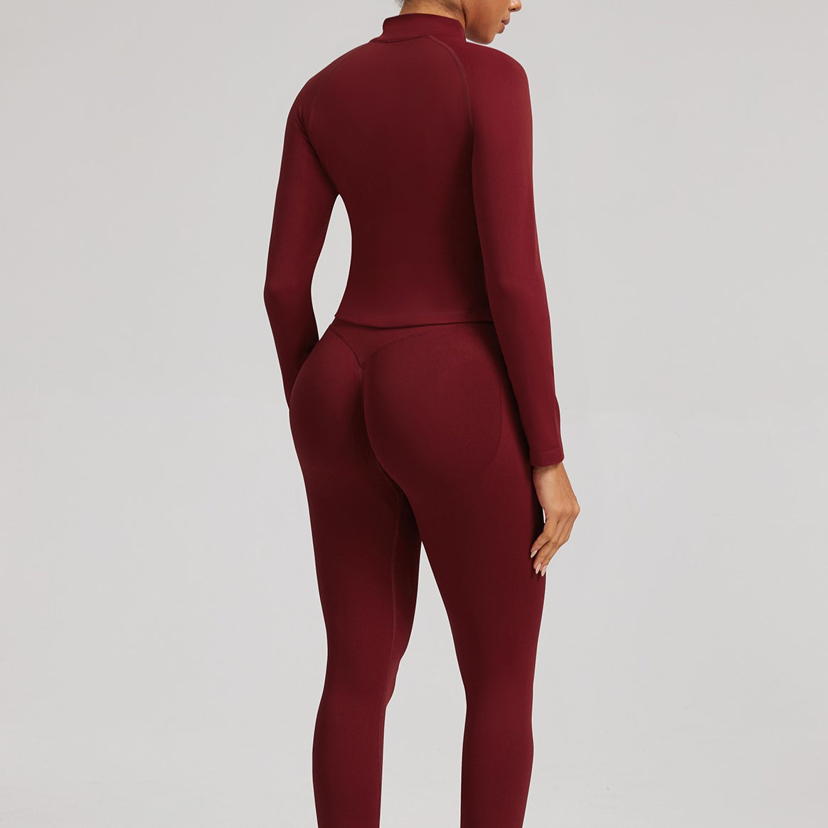 Seamless Workout Jacket Women Long Sleeve Yoga Activewear