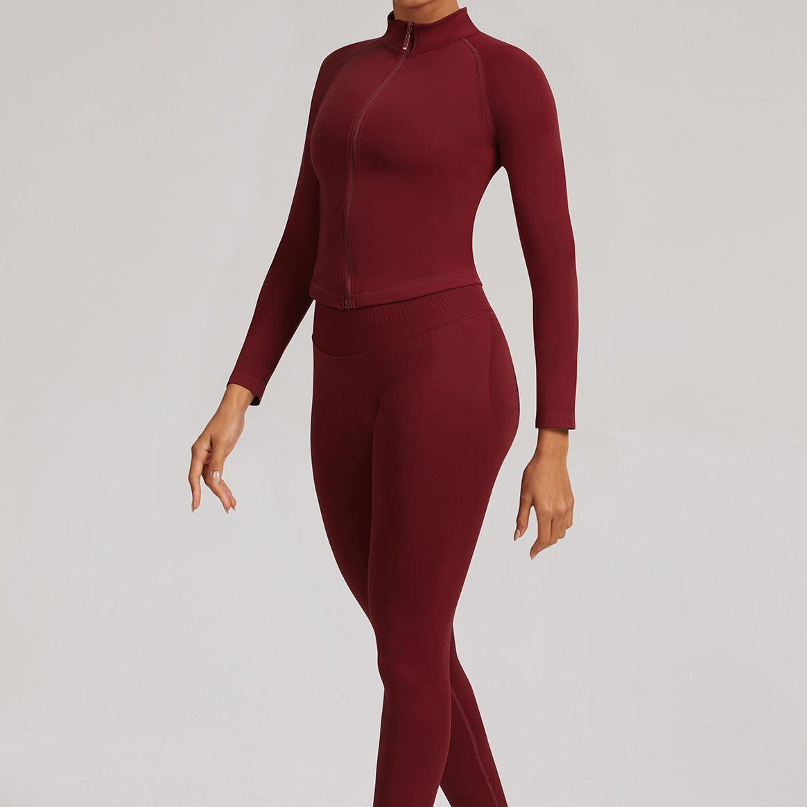 Seamless Workout Jacket Women Long Sleeve Yoga Activewear