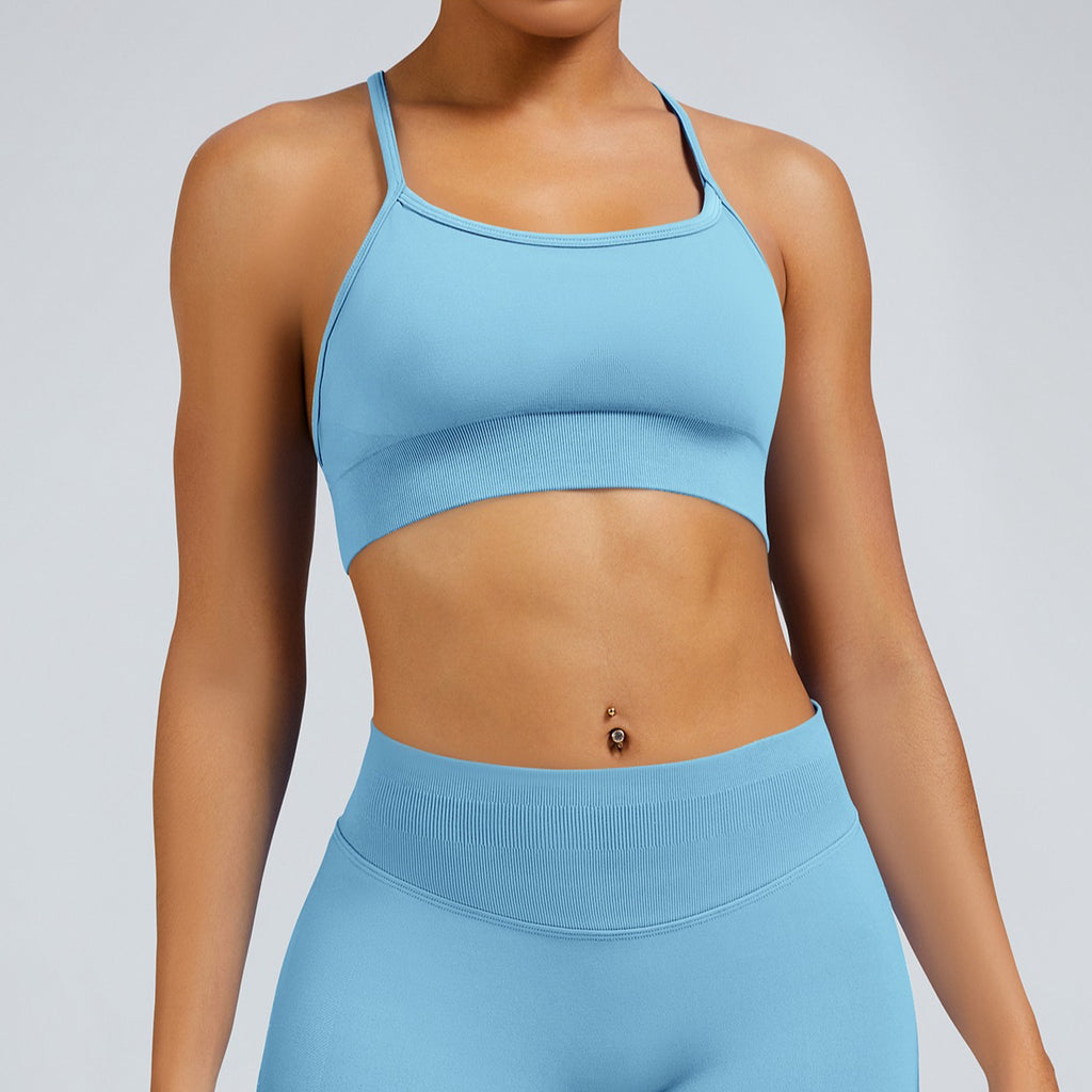 Lightweight Seamless Yoga Bra High Support for Active Women