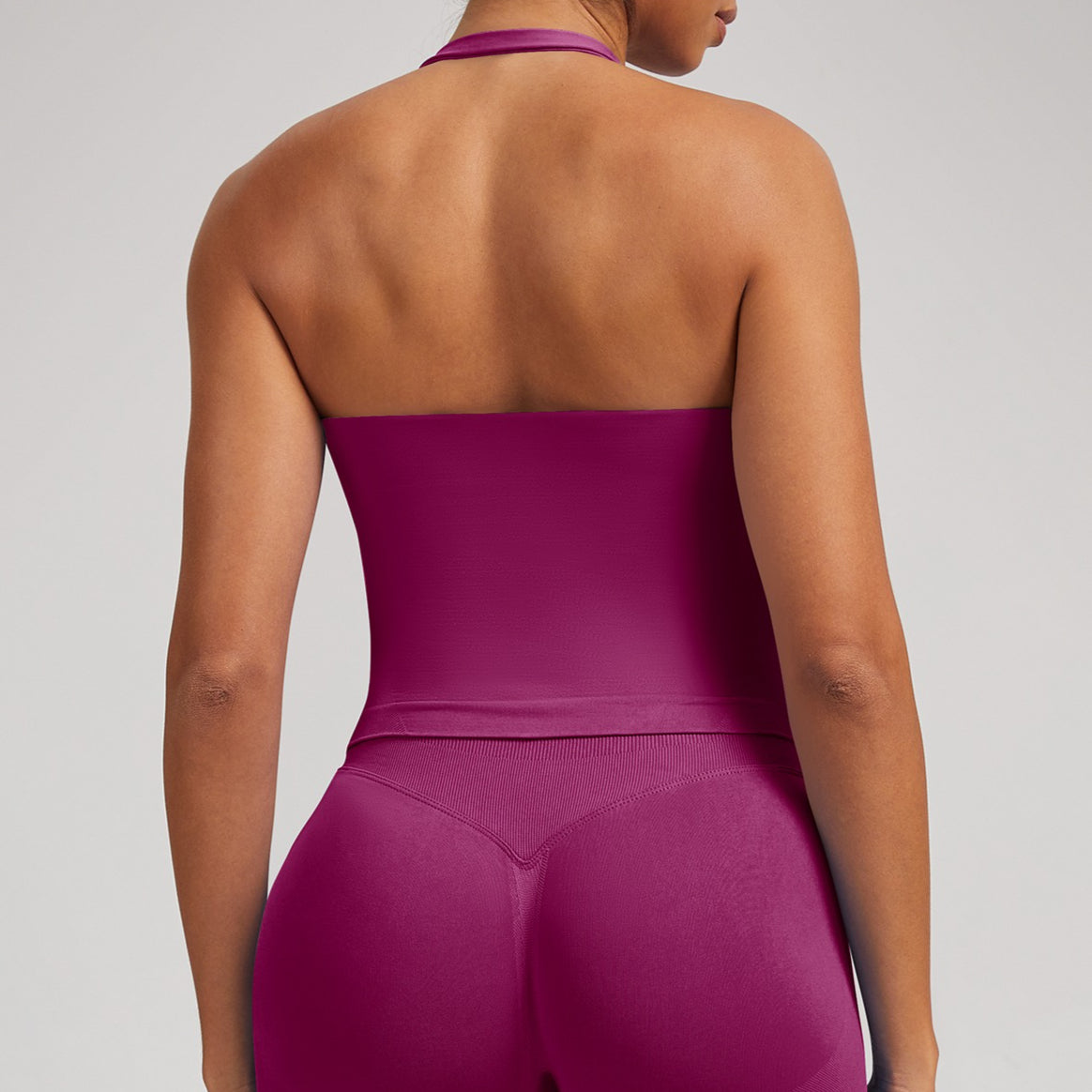 Women’s Padded Seamless Workout Tank Built In Bra Top