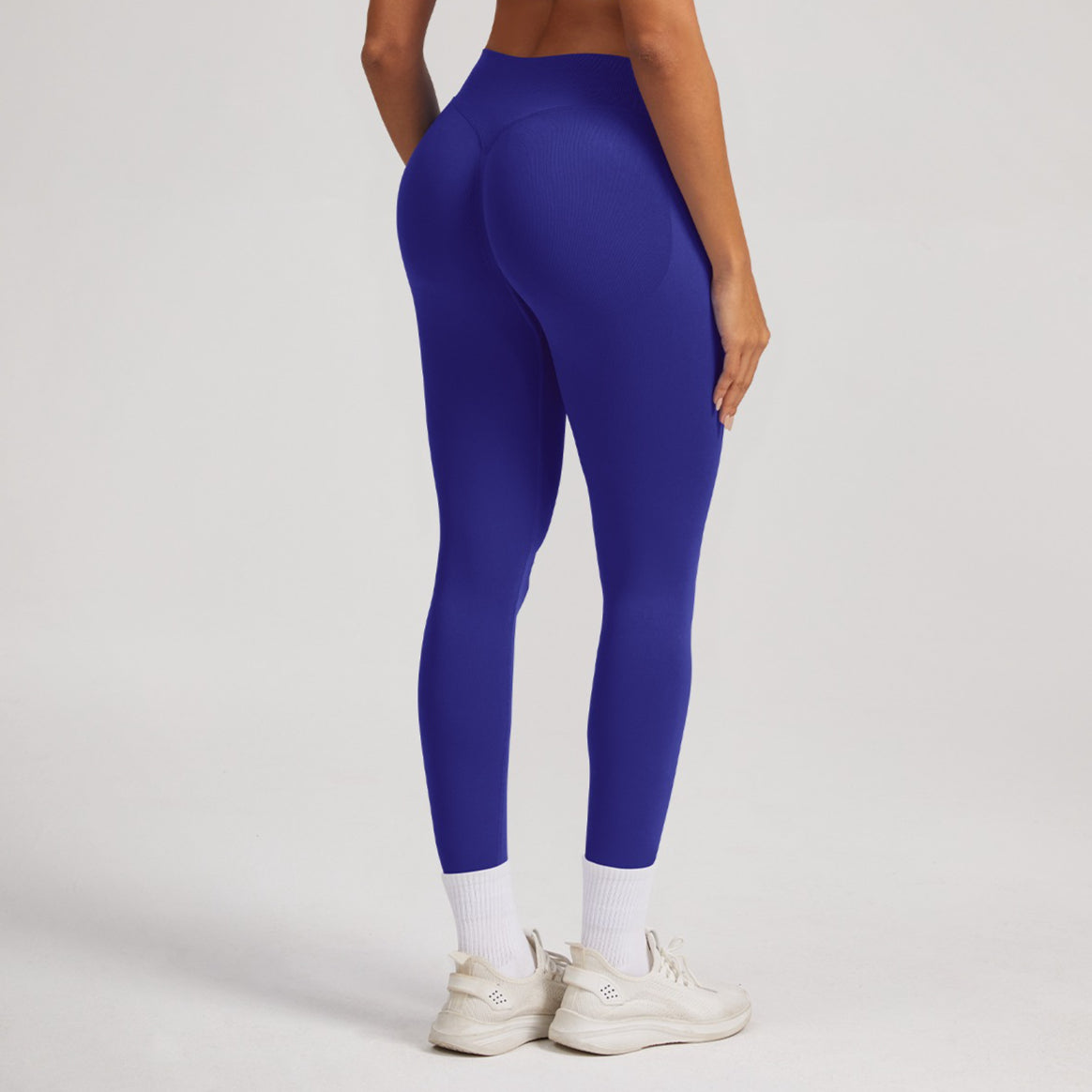 Ribbed Seamless Fitness Leggings for Summer