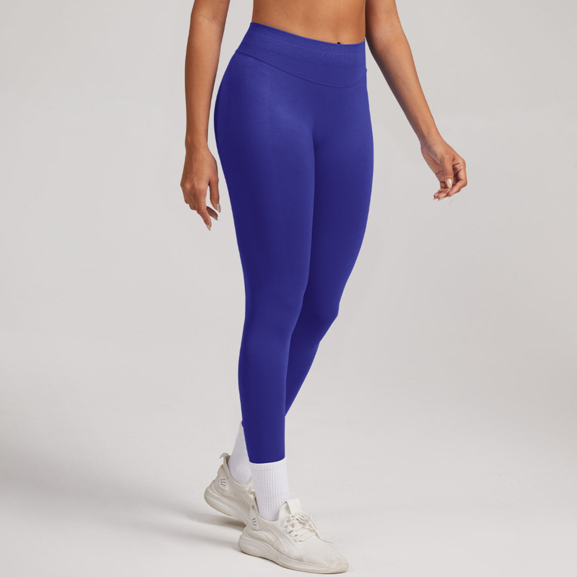 Ribbed Seamless Fitness Leggings for Summer