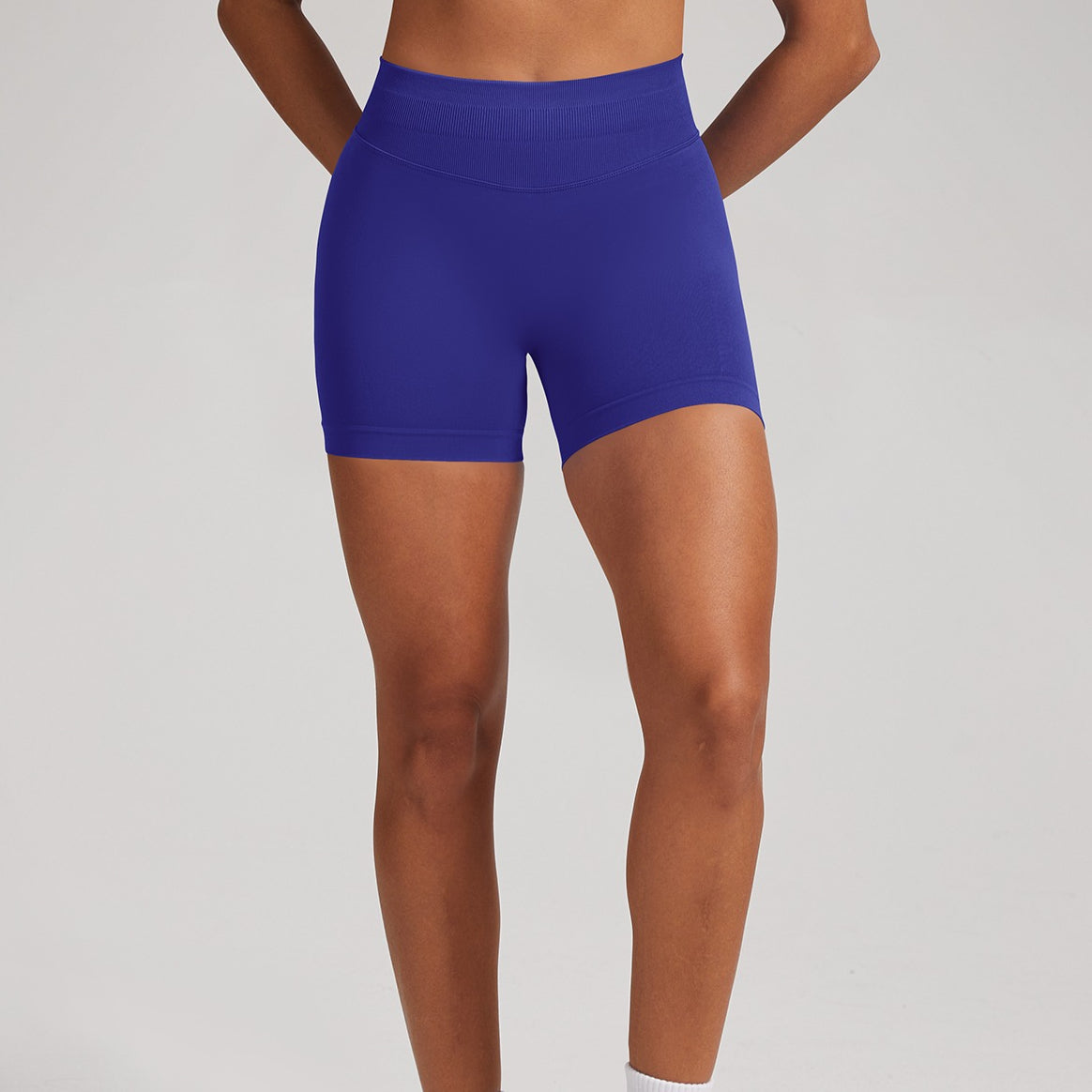 Women Seamless Yoga Shorts Breathable Fitness Wear