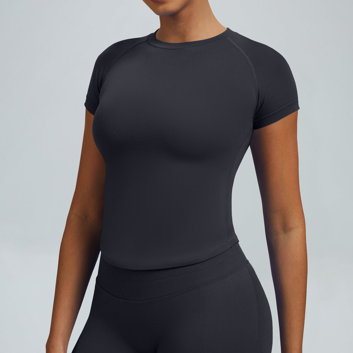 Women’s Seamless Fitness T Shirt Short Sleeve Stretch Activewear