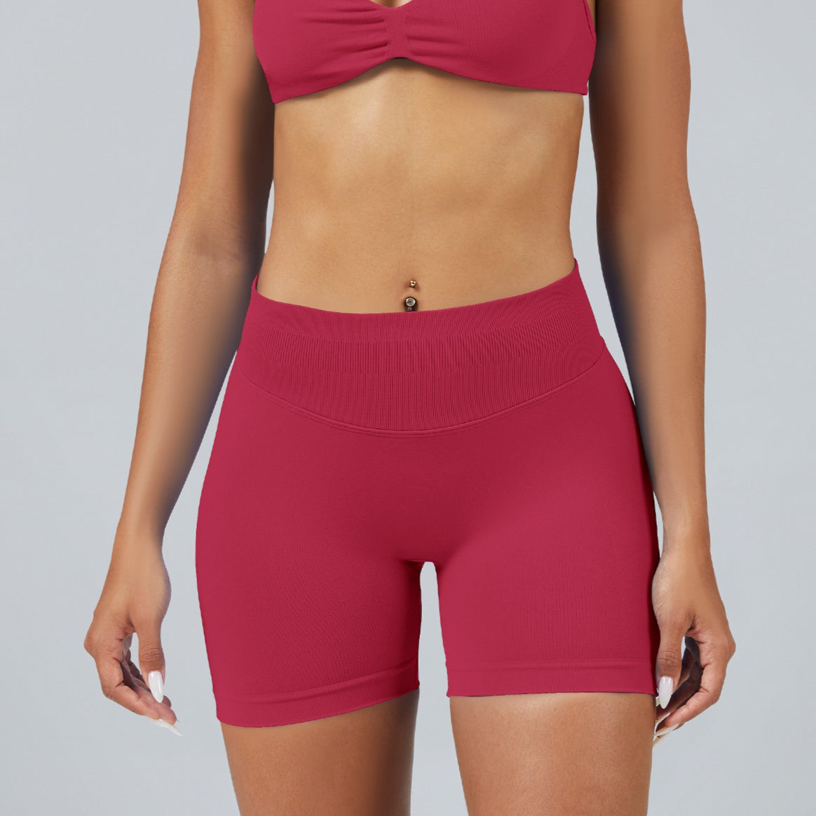 High Waist Yoga Shorts for Women Gym Workout Pants
