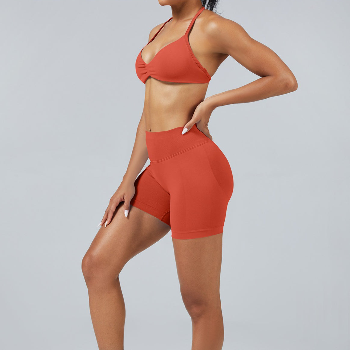 Seamless High Stretch Backless Sports Bra Yoga Activewear