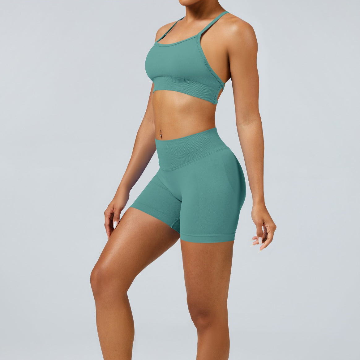 Best Seamless Yoga Bra for Women Cross Back High Support