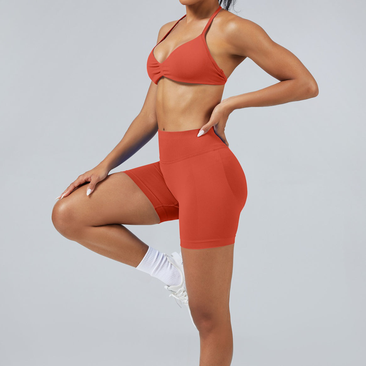 Seamless High Stretch Backless Sports Bra Yoga Activewear