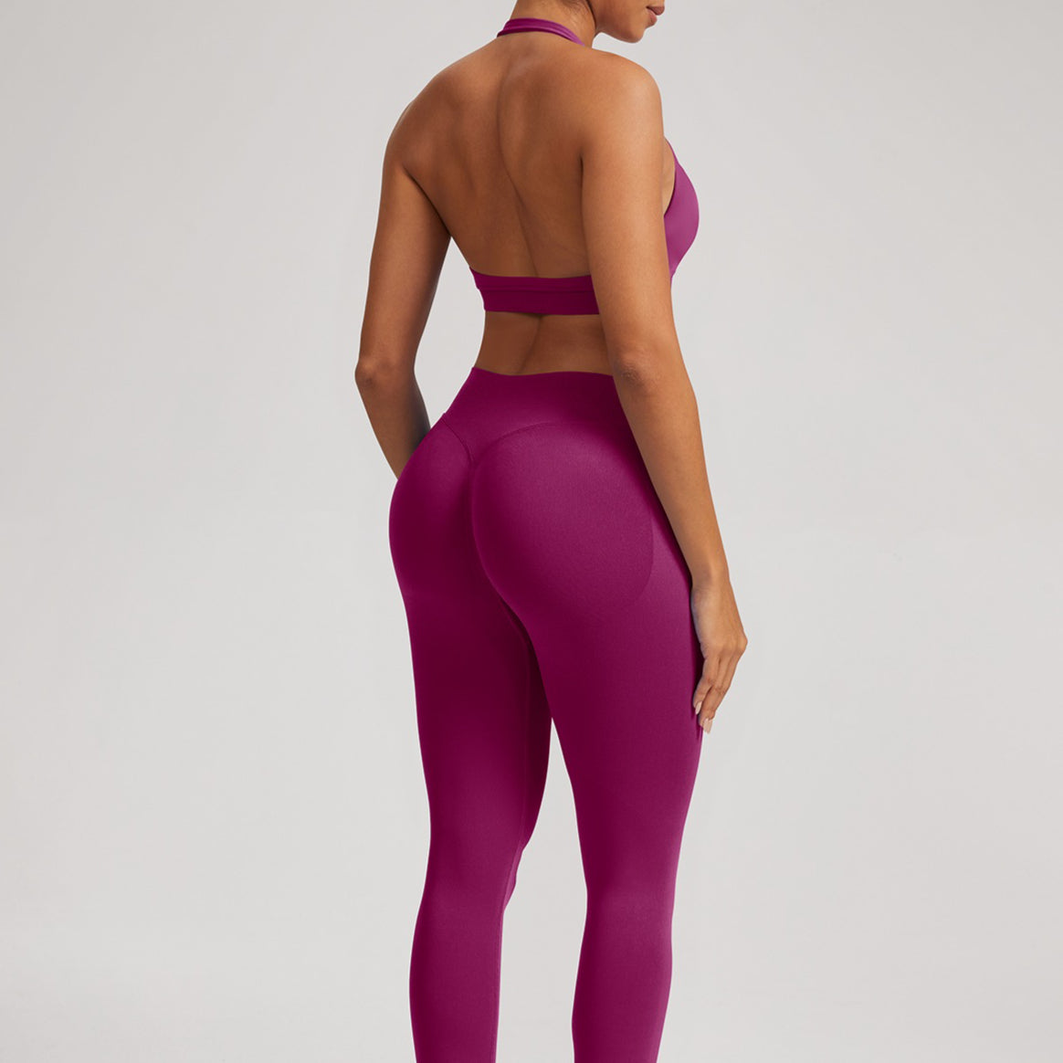 レディース シームレス ヨガブラ バックレス スポーツ ワークアウト