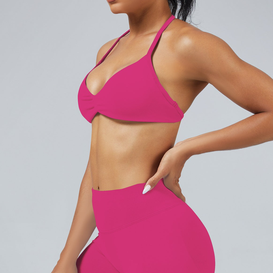 Women’s Seamless High Stretch Yoga Sports Bra for Fitness