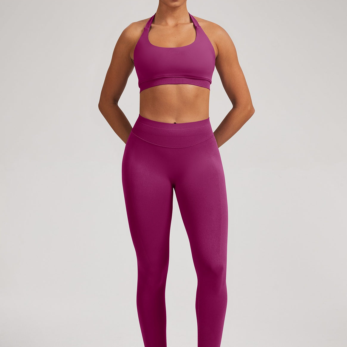 レディース シームレス ヨガブラ バックレス スポーツ ワークアウト