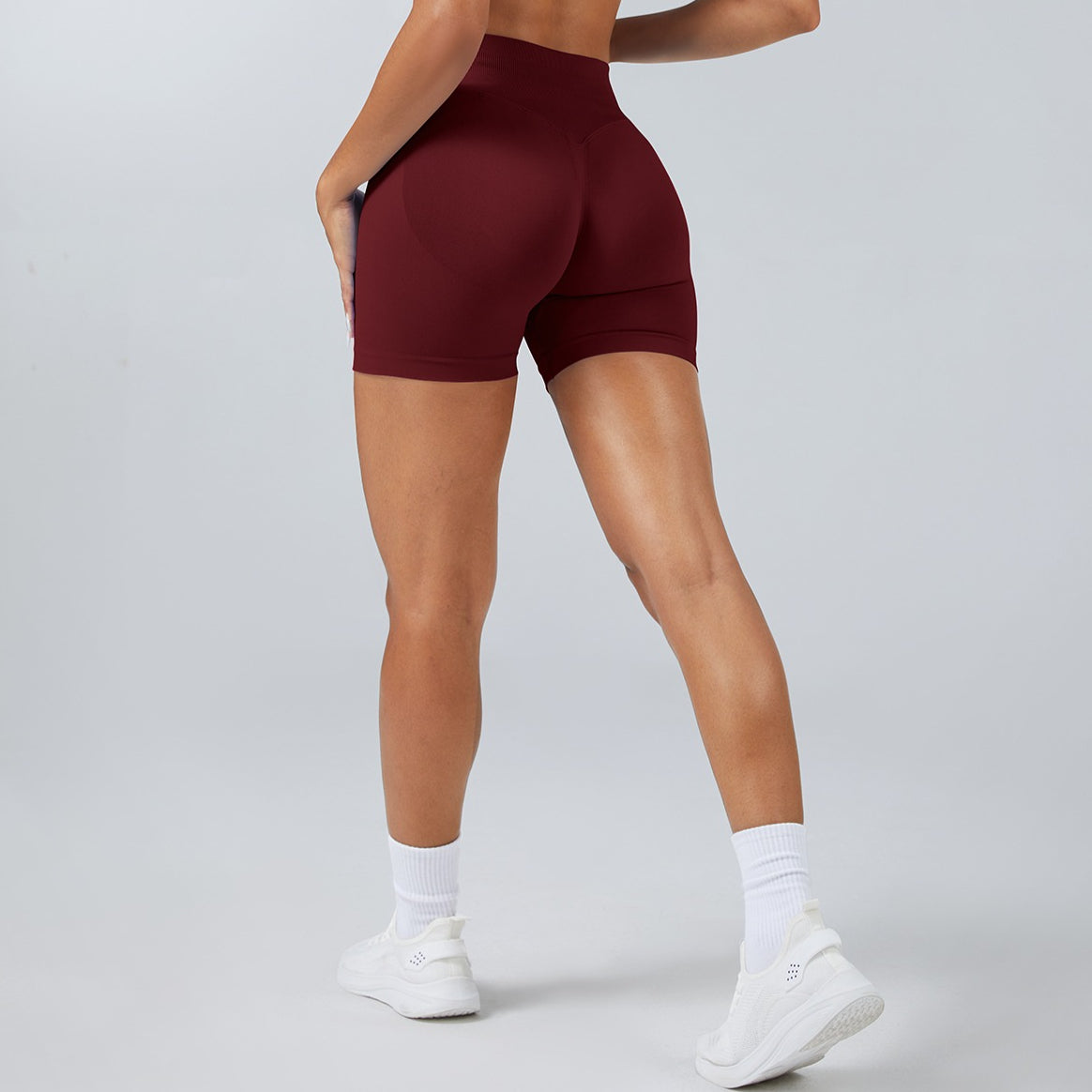 Quick Dry Women’s Yoga Shorts Seamless Gym Fitness