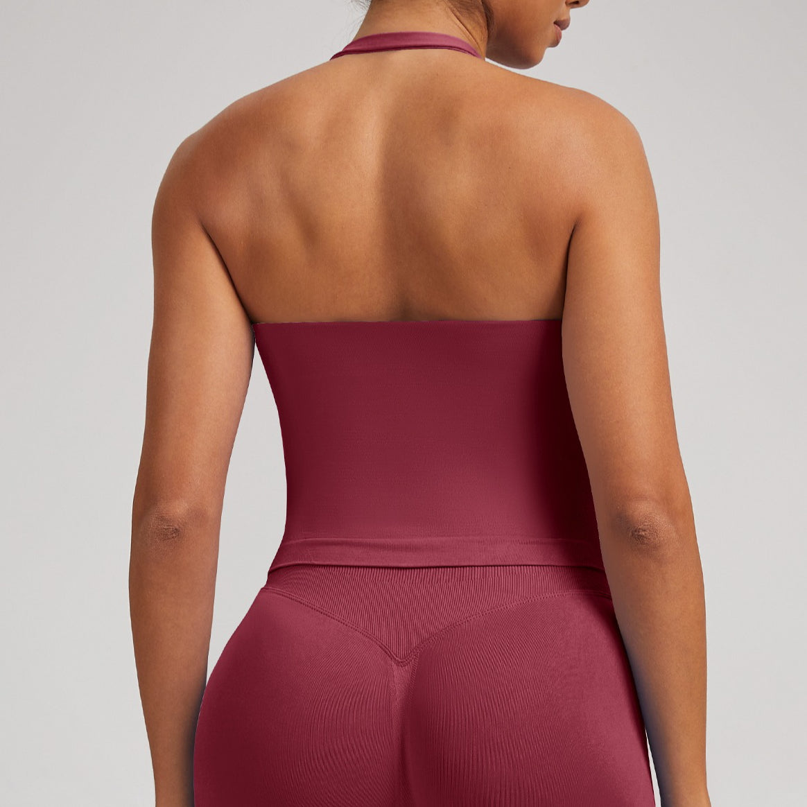 Seamless Yoga Tank Top Women Built In Bra Activewear