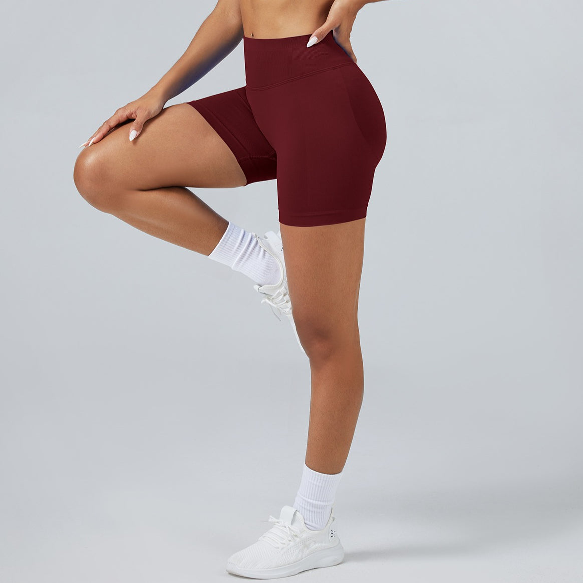 Quick Dry Women’s Yoga Shorts Seamless Gym Fitness