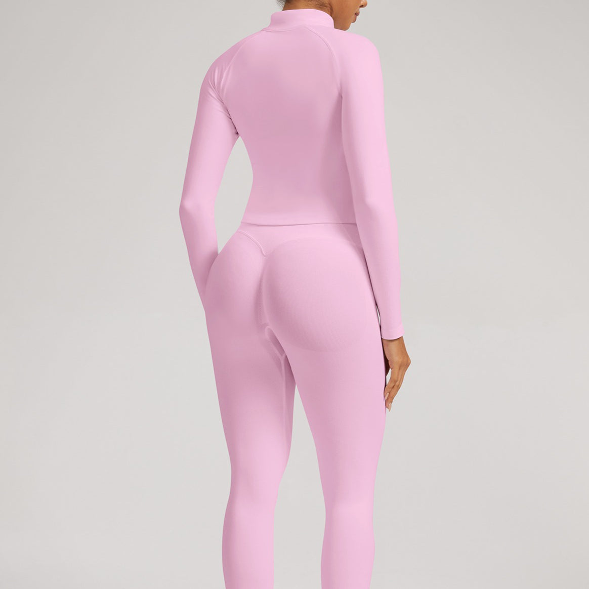 Women’s Seamless Zip Up Workout Jacket Yoga Fitness Top