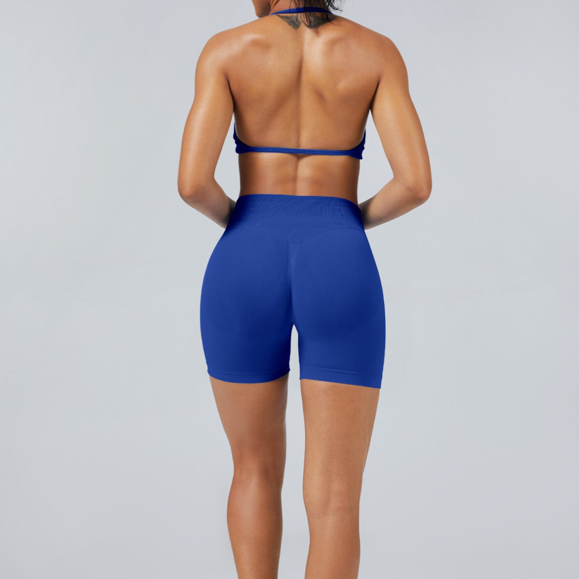 Seamless Halter Yoga Sports Bra Breathable Fit for Women