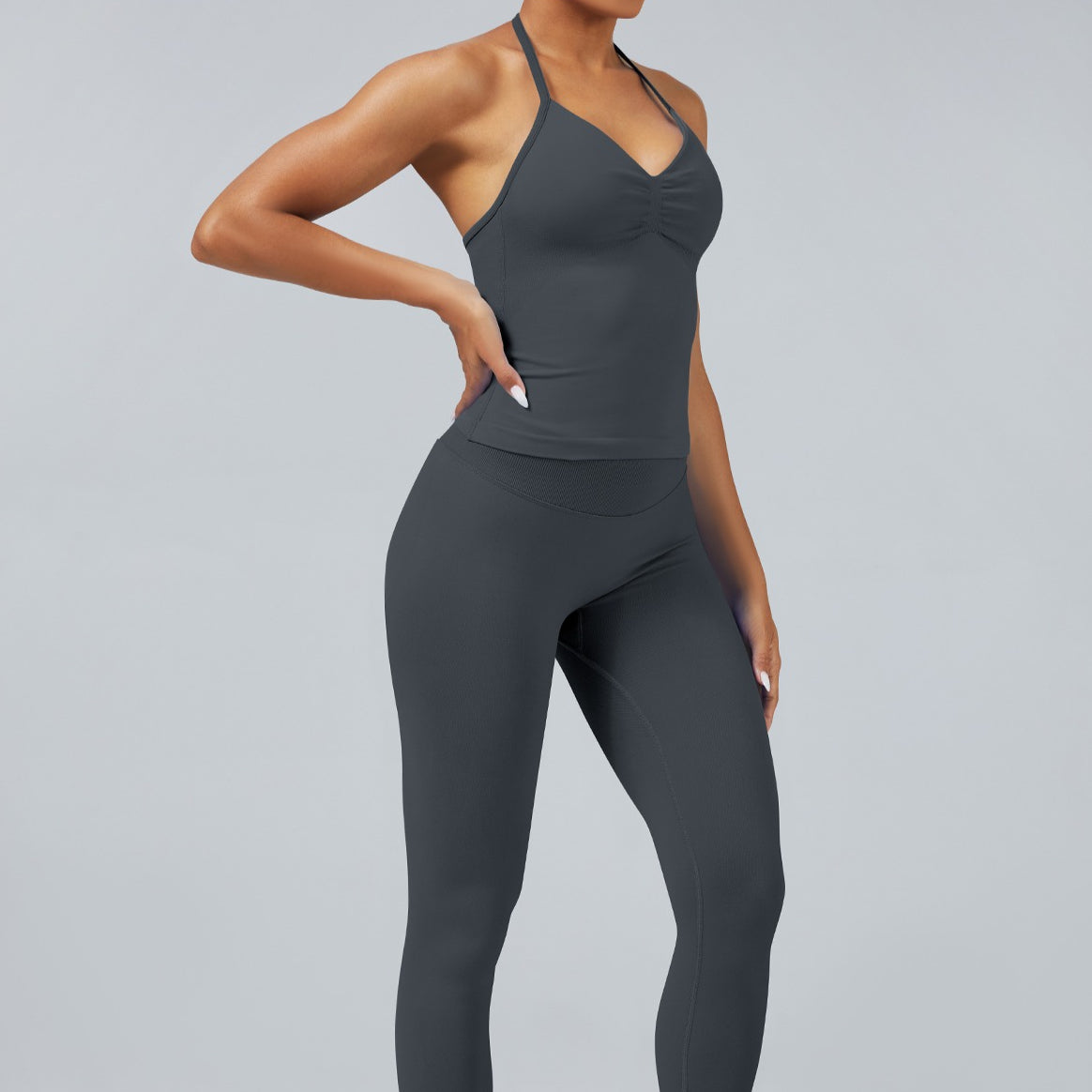 Women’s Seamless Yoga Tank with Padded Bust Support