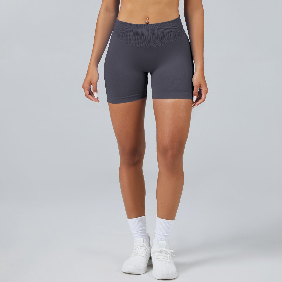 High Waist Seamless Shorts for Women Gym Training