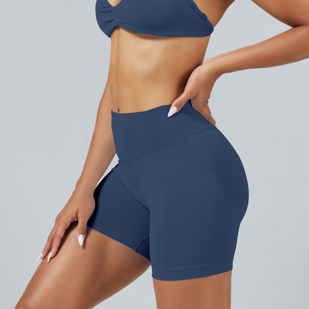 Women’s Seamless Workout Shorts Yoga Gym Quick Dry