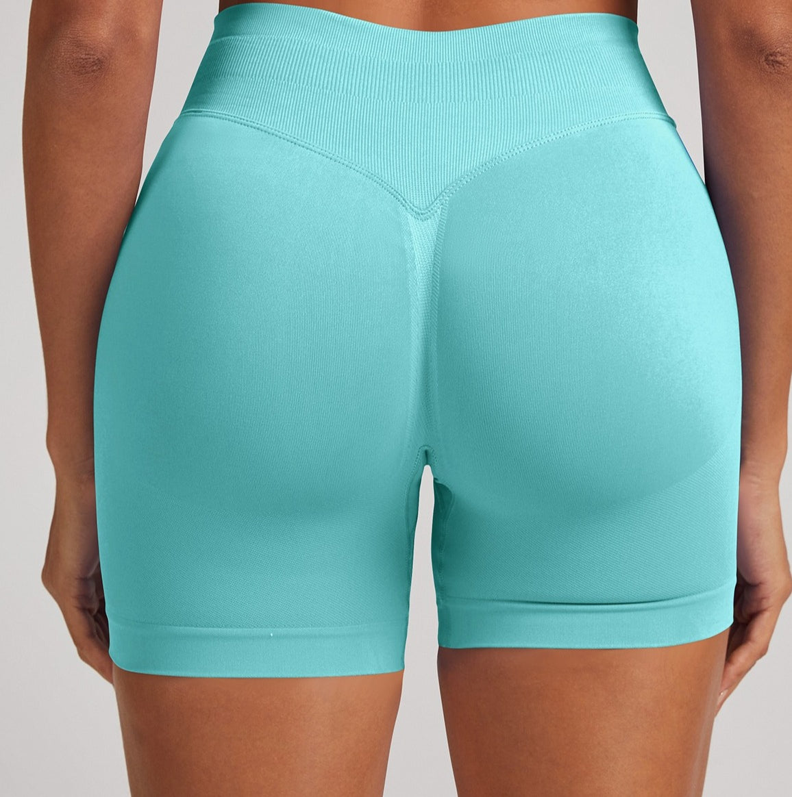 Seamless Workout Yoga Shorts High Stretch Quick Dry