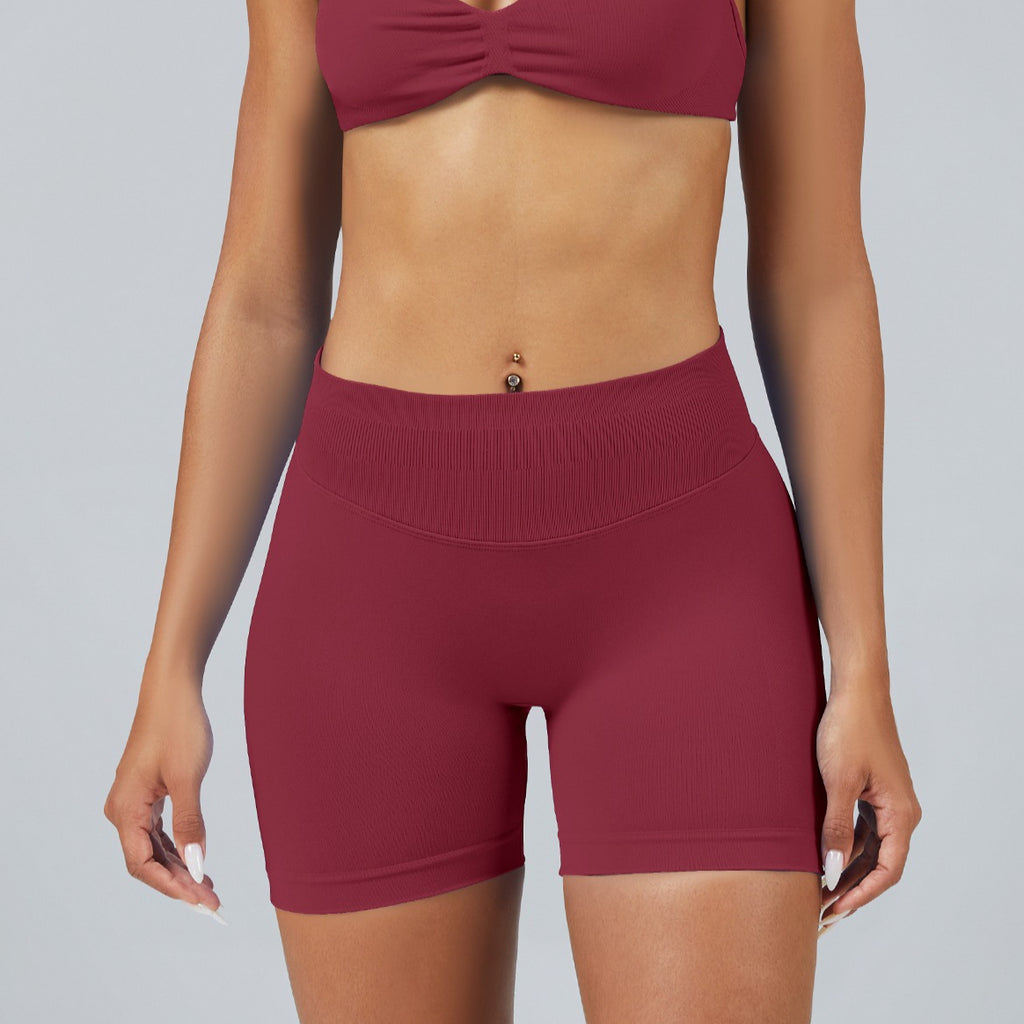 Butt Lifting Seamless Yoga Shorts Quick Dry
