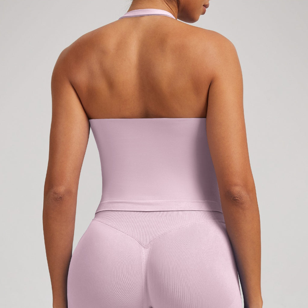 Padded Seamless Workout Tank Women Sports Bra Style Top